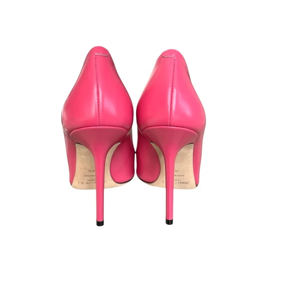 🆕 Jimmy Choo Love 100 Pumps Heels Pink - Picture 9 of 12